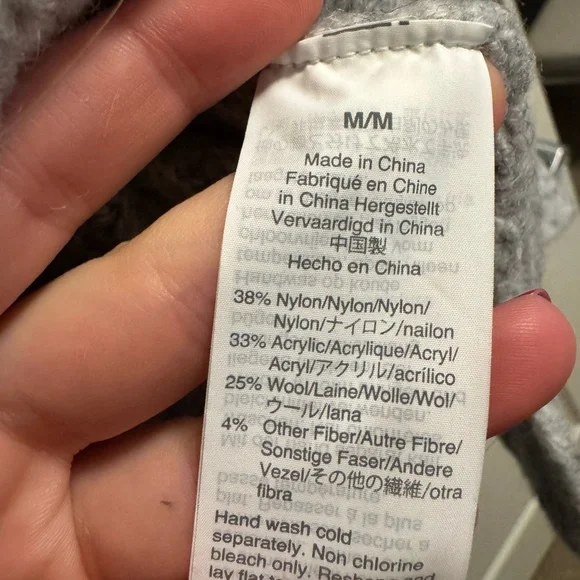 Madewell Heather Gray Turtleneck Sweater - Picture 4 of 4